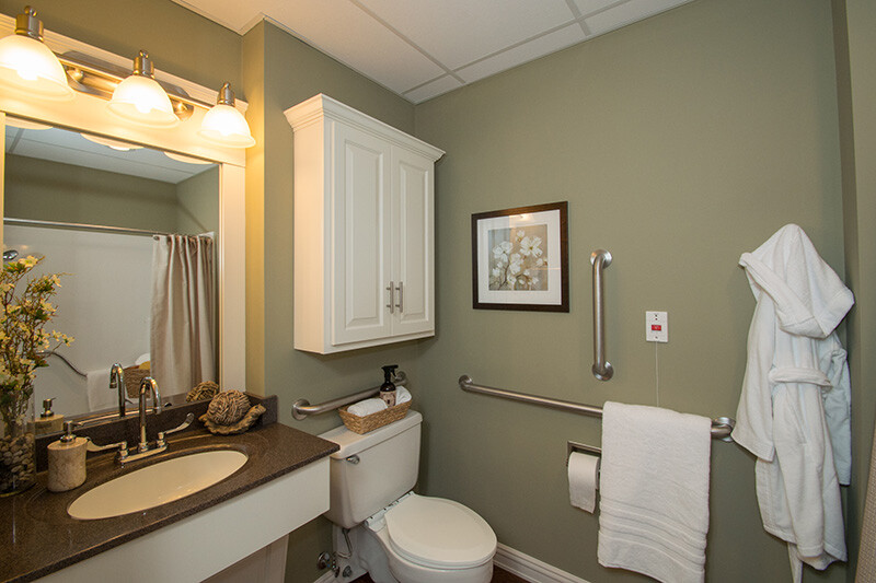 Private Rehab Studios Bathroom