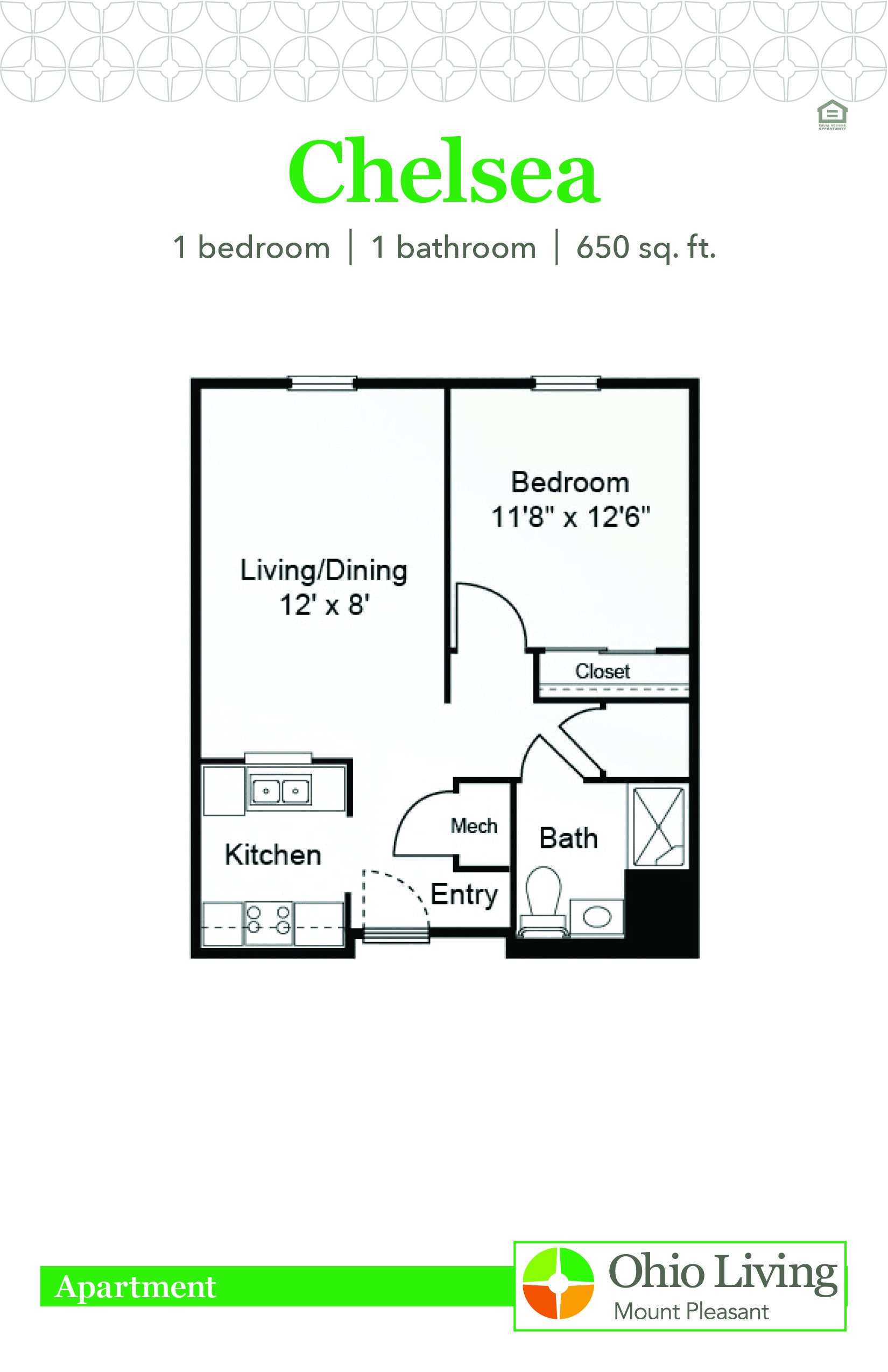 OLMP Apartment Floor Plan Chelsea