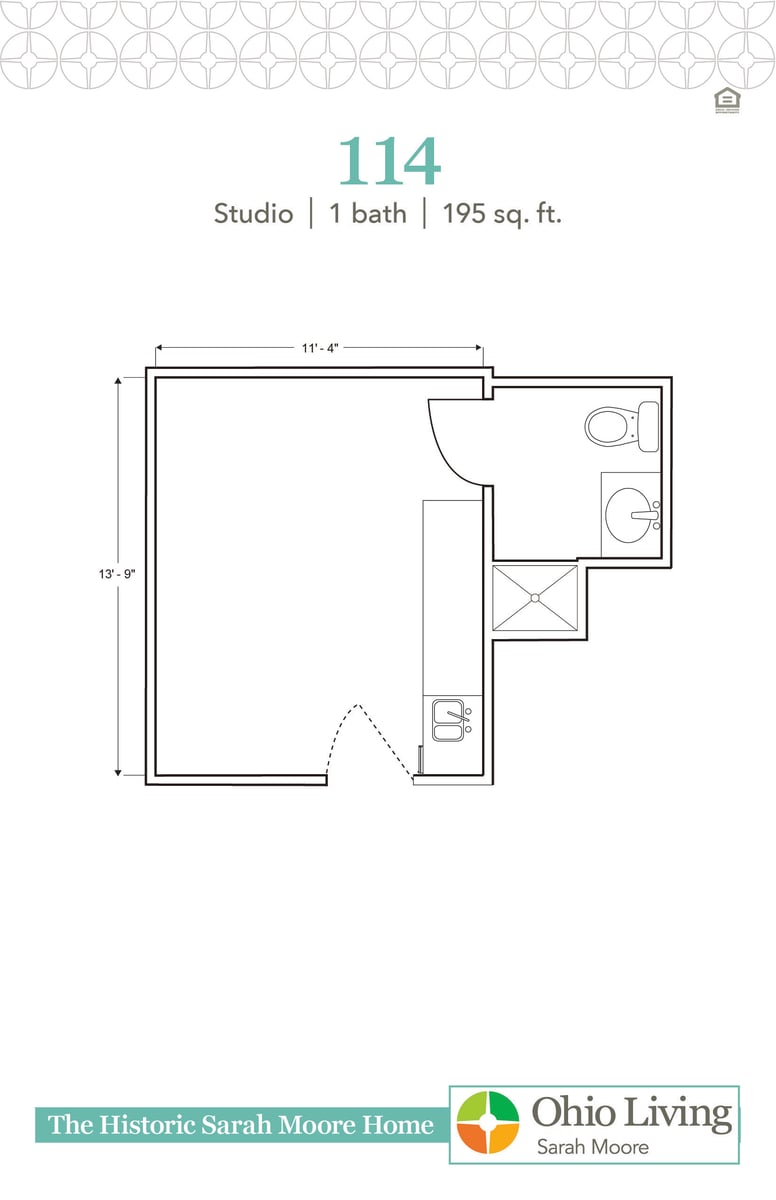 OLSM Historic Floor Plan 114