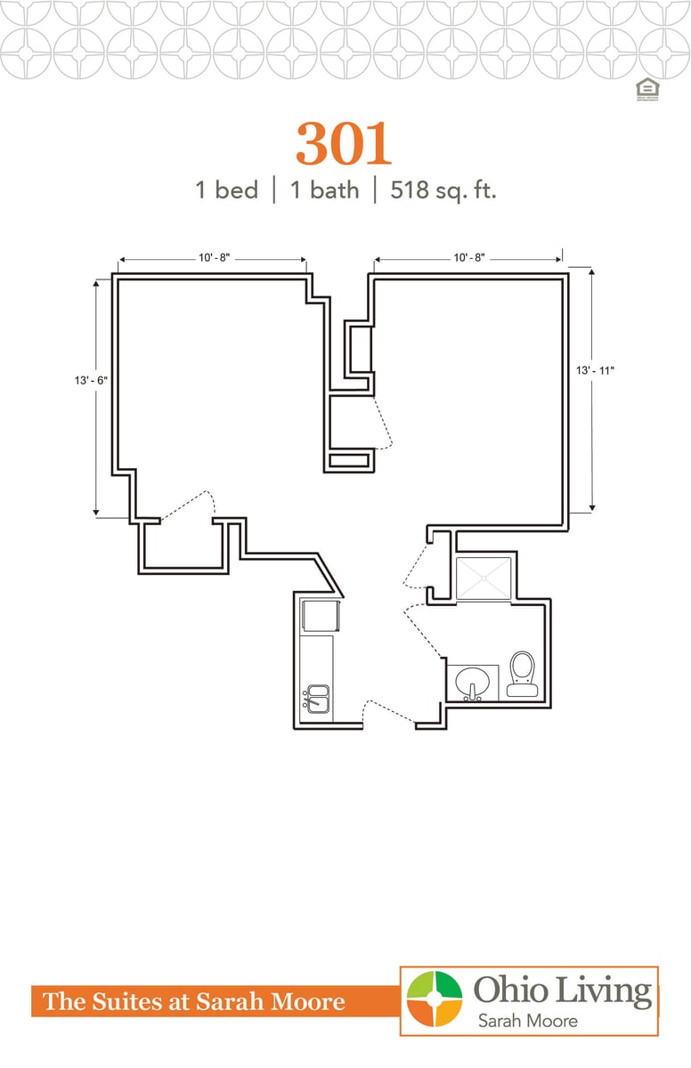 OLSM Suites Floor Plan 301