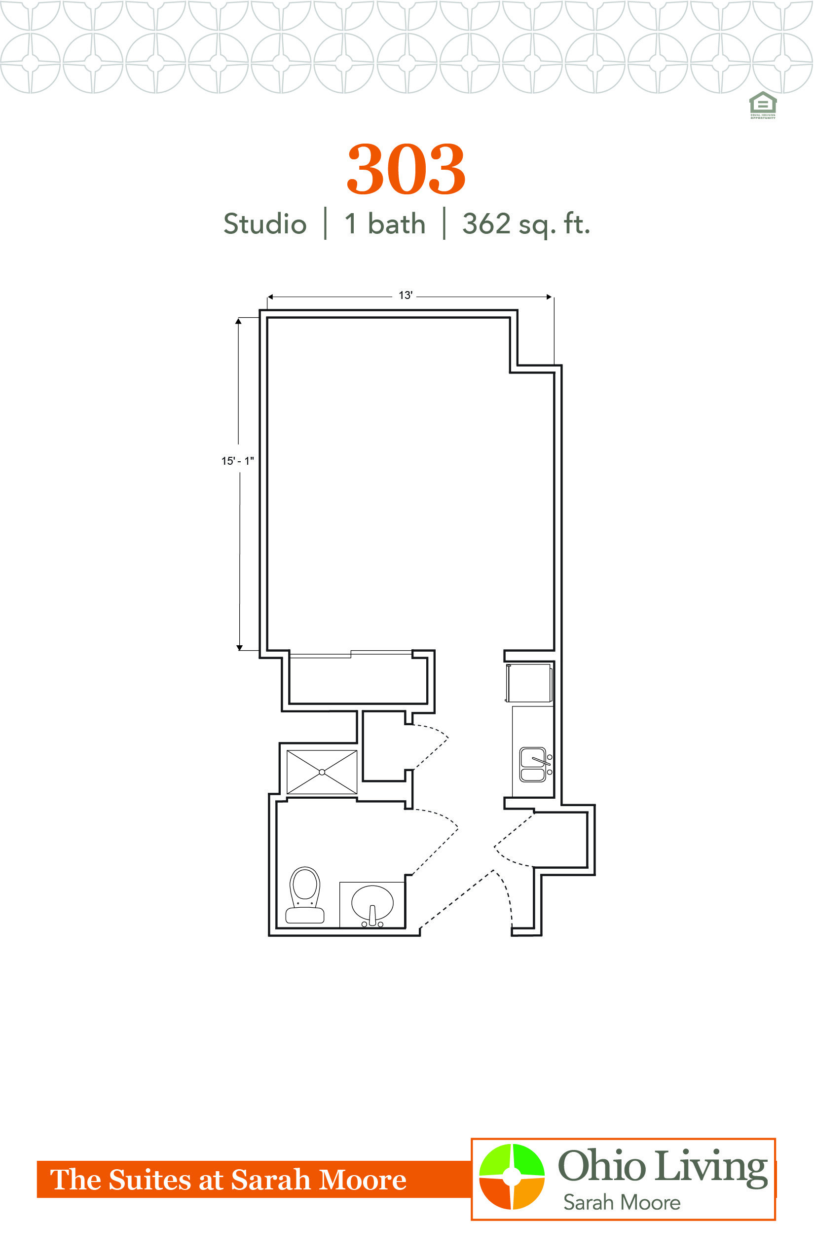 OLSM Suites Floor Plan 303