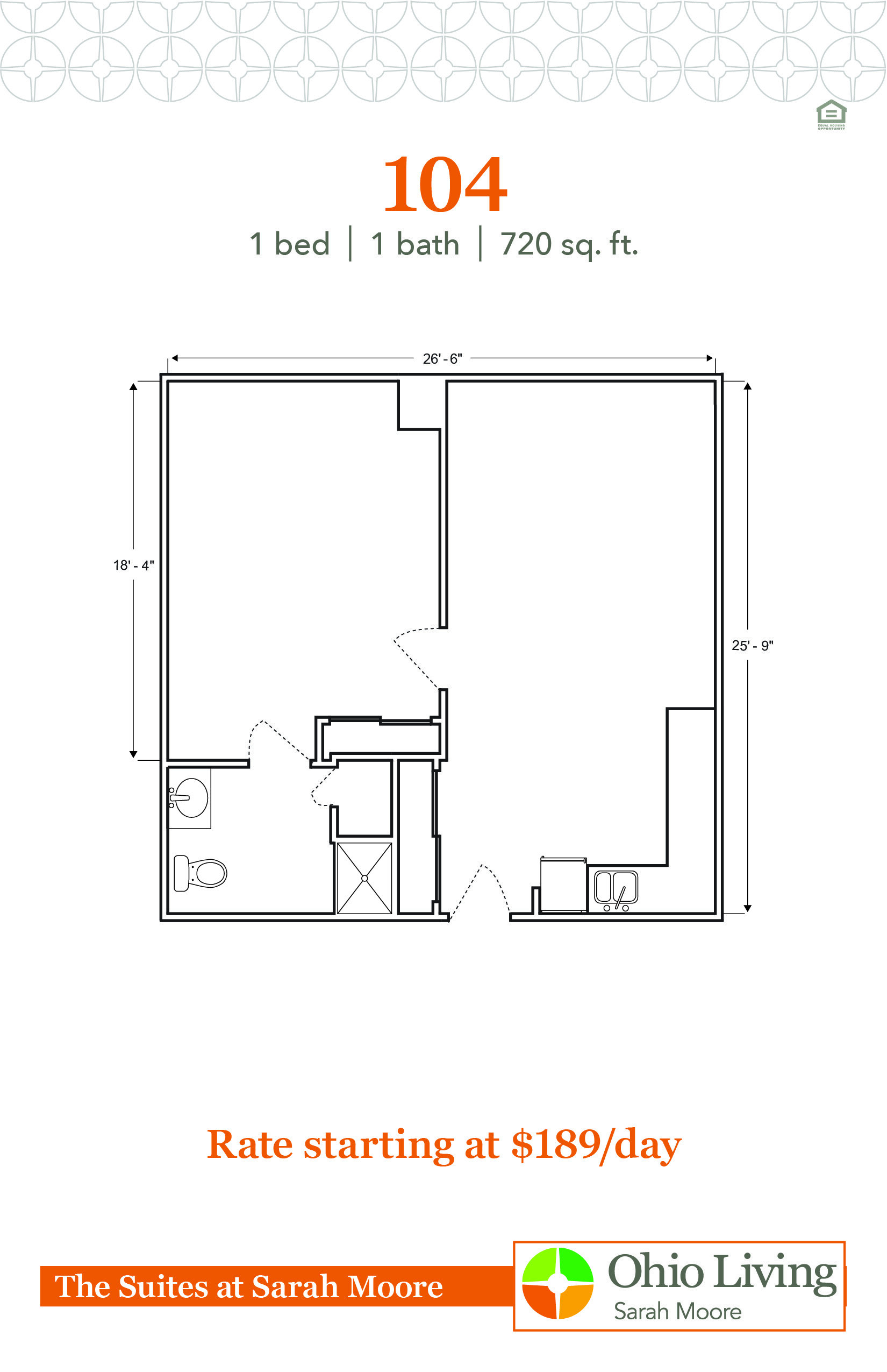 OLSM Suites Floor Plans with Price 104