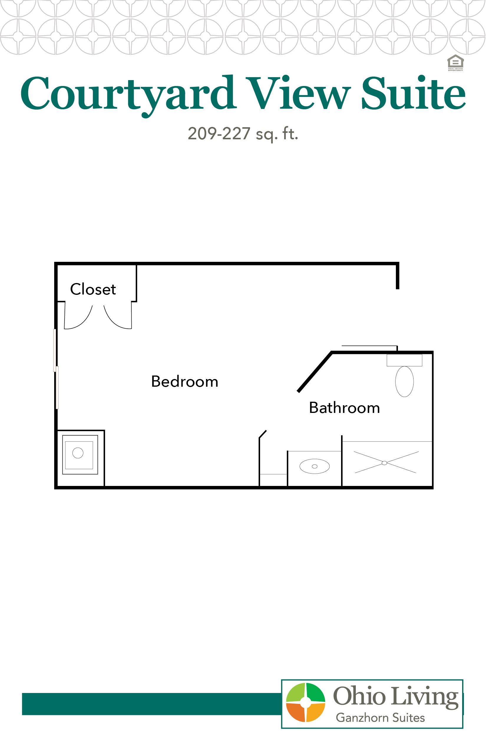 OLGS Floor Plan Courtyard View Suite