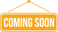 Coming Soon Sign Gold