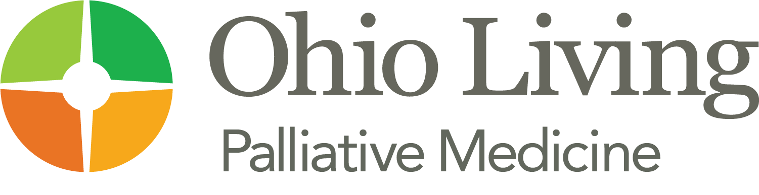 Ohio Living Palliative Medicine logo: Circular emblem in green, yellow, and orange beside grey text reading “Ohio Living Palliative Medicine”, representing compassionate, holistic care for patients and families. Ohio Living Palliative Medicine logo: Circular emblem in green, yellow, and orange beside grey text reading “Ohio Living Palliative Medicine”, representing compassionate, holistic care for patients and families.