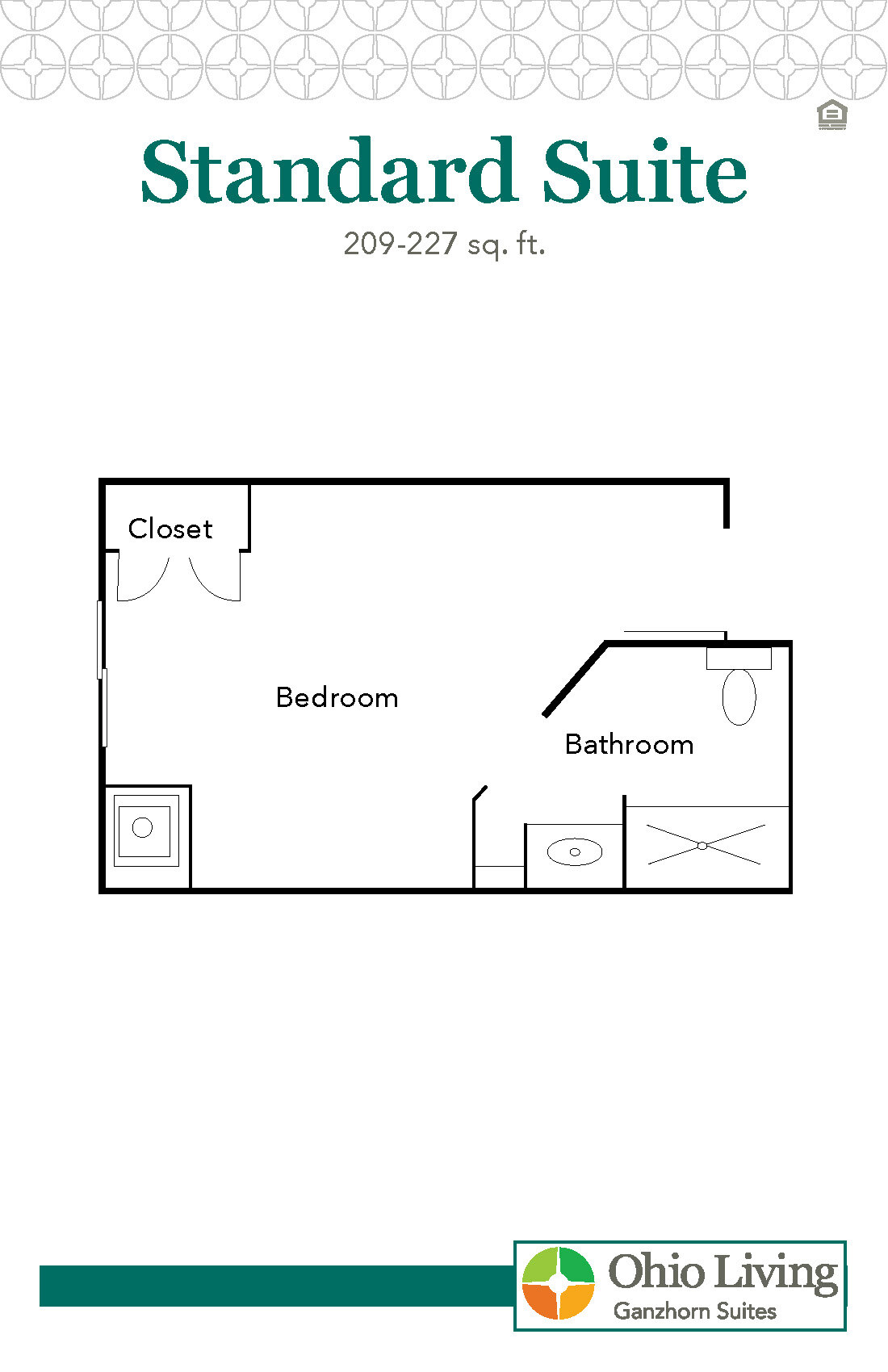 OLGS Floor Plan Standard Suite