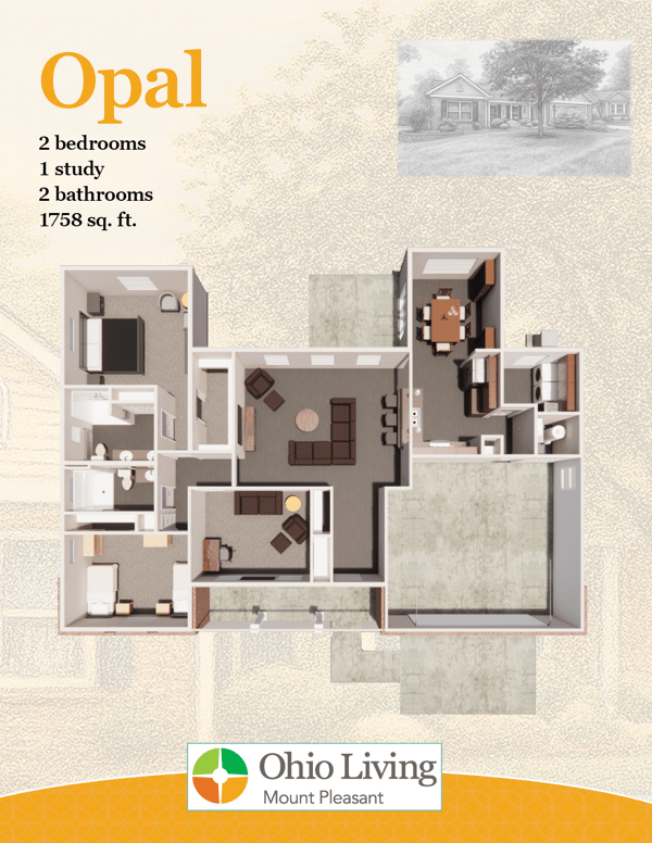 OLMP Home Await Floor Plan Page Opal 3D