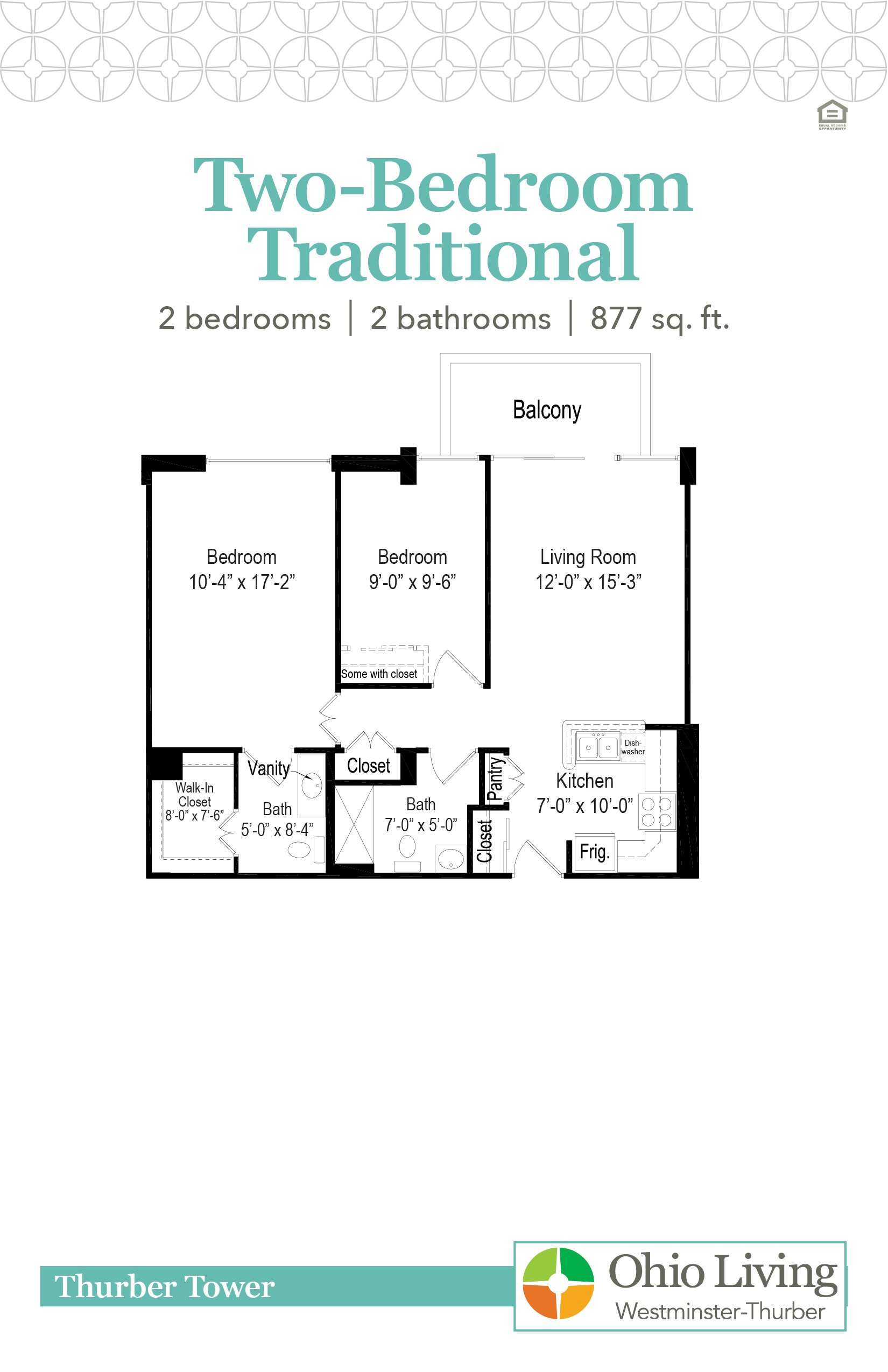 OLWT TT Floor Plan 2BR Traditional